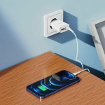 СЗУ USB Hoco C12 (12W, 2 порта) Белый
