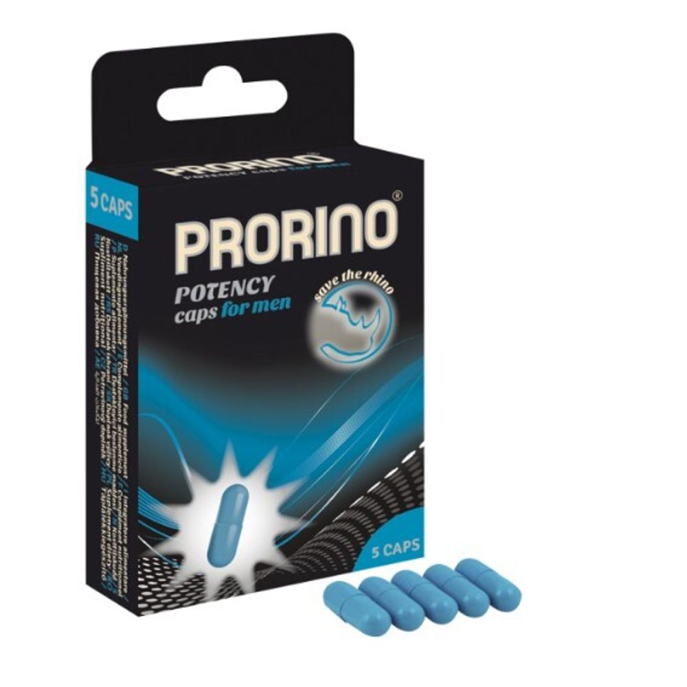 Биологически активная добавка к пище&amp;quot;Ero black line PRORINO Potency Caps for men&amp;quot; 5 шт (Prorino) (5 капсул)