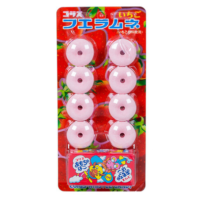 Конфеты-свистульки со вкусом клубники с игрушкой 22 г Coris