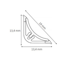 Плинтус для столешниц LB15 Белый 3м