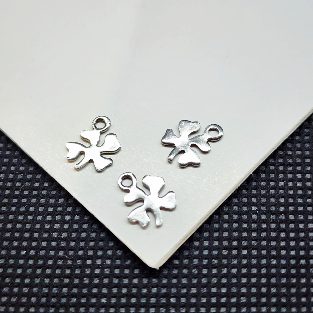 Подвеска клевер, сталь, 10мм, штучно