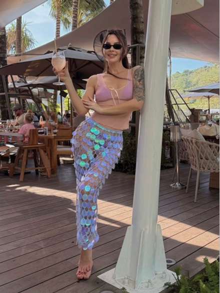 Юбка пляжная пошив