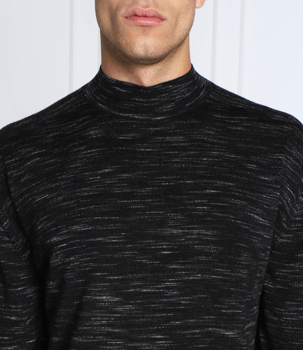 Хлопковый свитер Calvin Klein - черный(K10K110404)