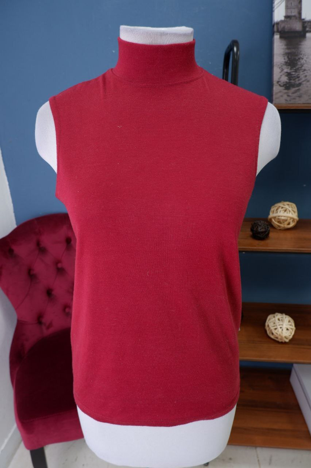 Топ базовый однотонный 44-46 размер