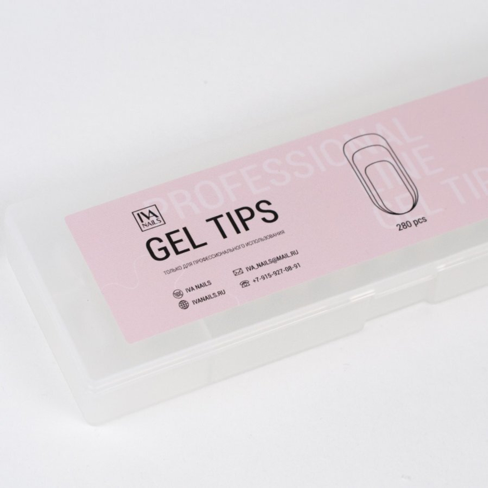 Гелевые типсы IVA nails - мягкий квадрат 280 шт
