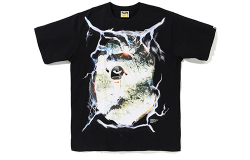 Футболка A BATHING APE Heavy Metal Tee Black T, 1F20-110-050