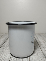 Кружка 1,0л с рисунком Гуси белая (12шт) 1с3с