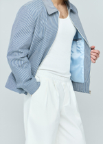 Брюки широкие с защипами | white