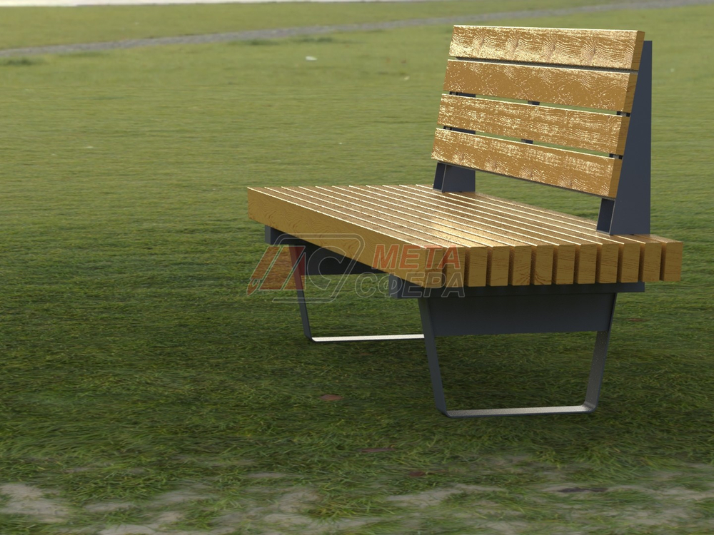 Скамейка Rail Road 02 продольная