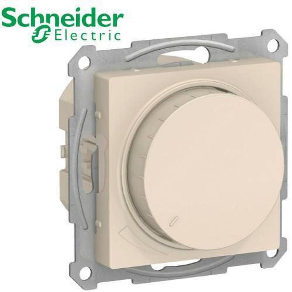 Светорегулятор (диммер) 400W (бежевый) AtlasDesign Schneider ATN000223