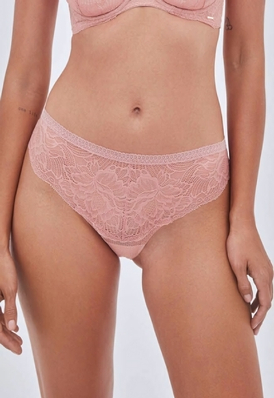 Трусики-бразилиана Nude Rose (Размер: 40) (Цвет: пудровый)