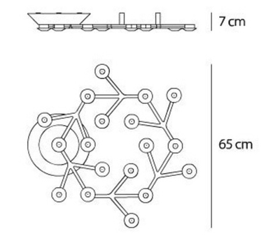 светильник настенно-потолочный Led Net Circle