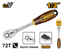 Ключ трещоточный 1/2" INDUSTRIAL