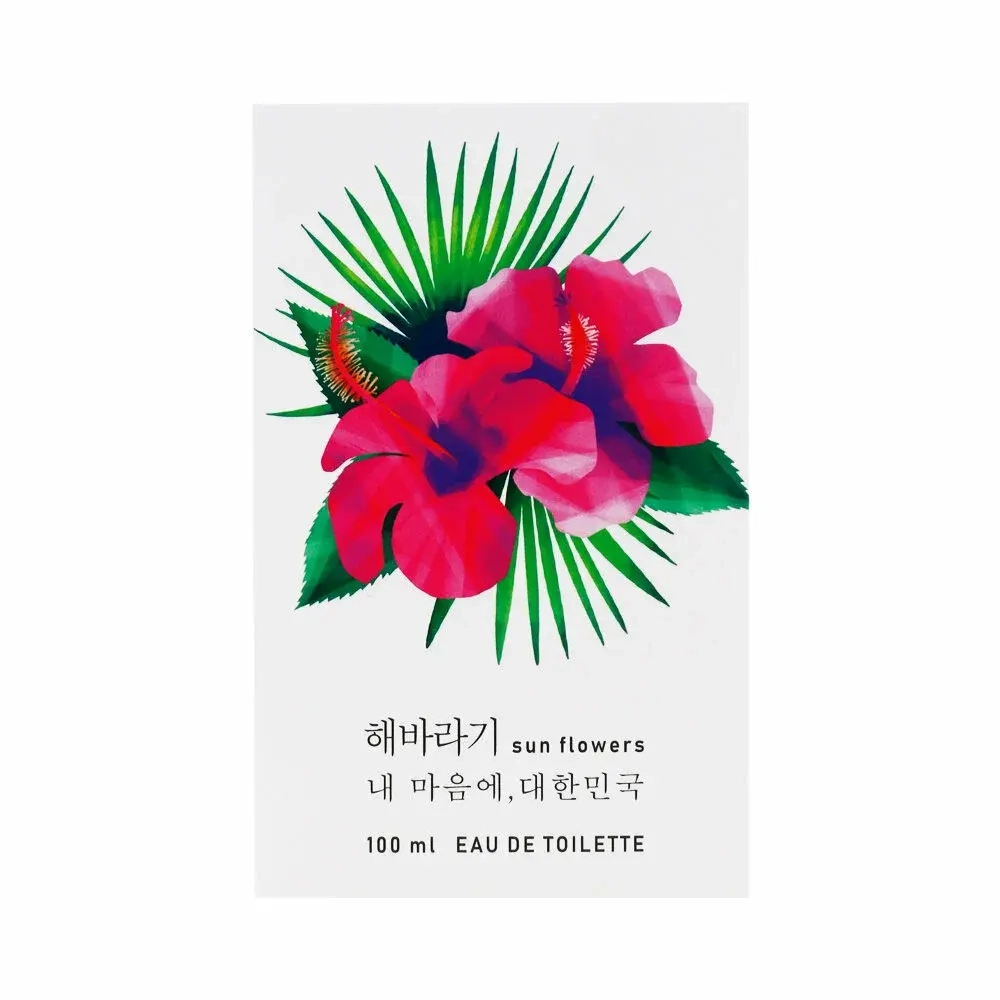 Туалетная вода для женщин "KOREA SUN FLOWERS" 100мл Россия
