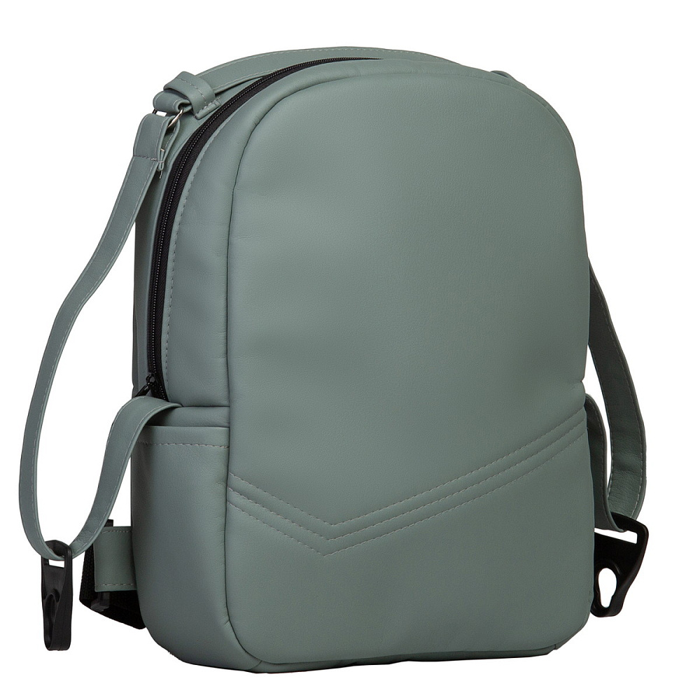 Детская коляска Indigo Mio Eco Plus 14 2 в 1 03 шалфей кожа