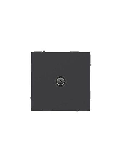 Розетка телевизионная проходная TV KANT черн. уголь DKC 7012513