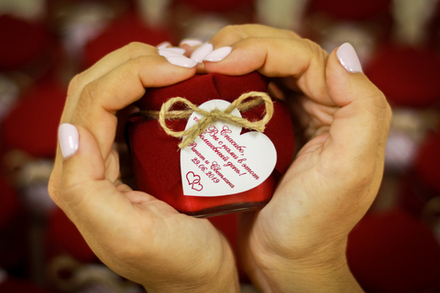 Бонбоньерка с крем-медом на свадьбу с бечевкой, 140 грамм