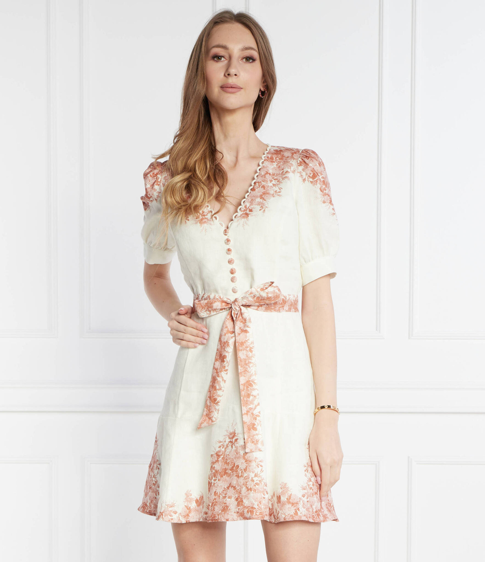 Льняное платье TWINSET - белый(241TT2401)