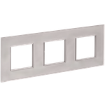 SKANDY Рамка 3-местная SK-F23Sh стекло шампань IEK