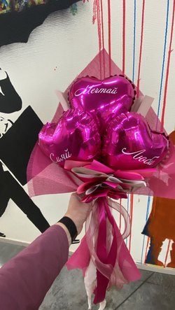 Букет из 3-х сердечек