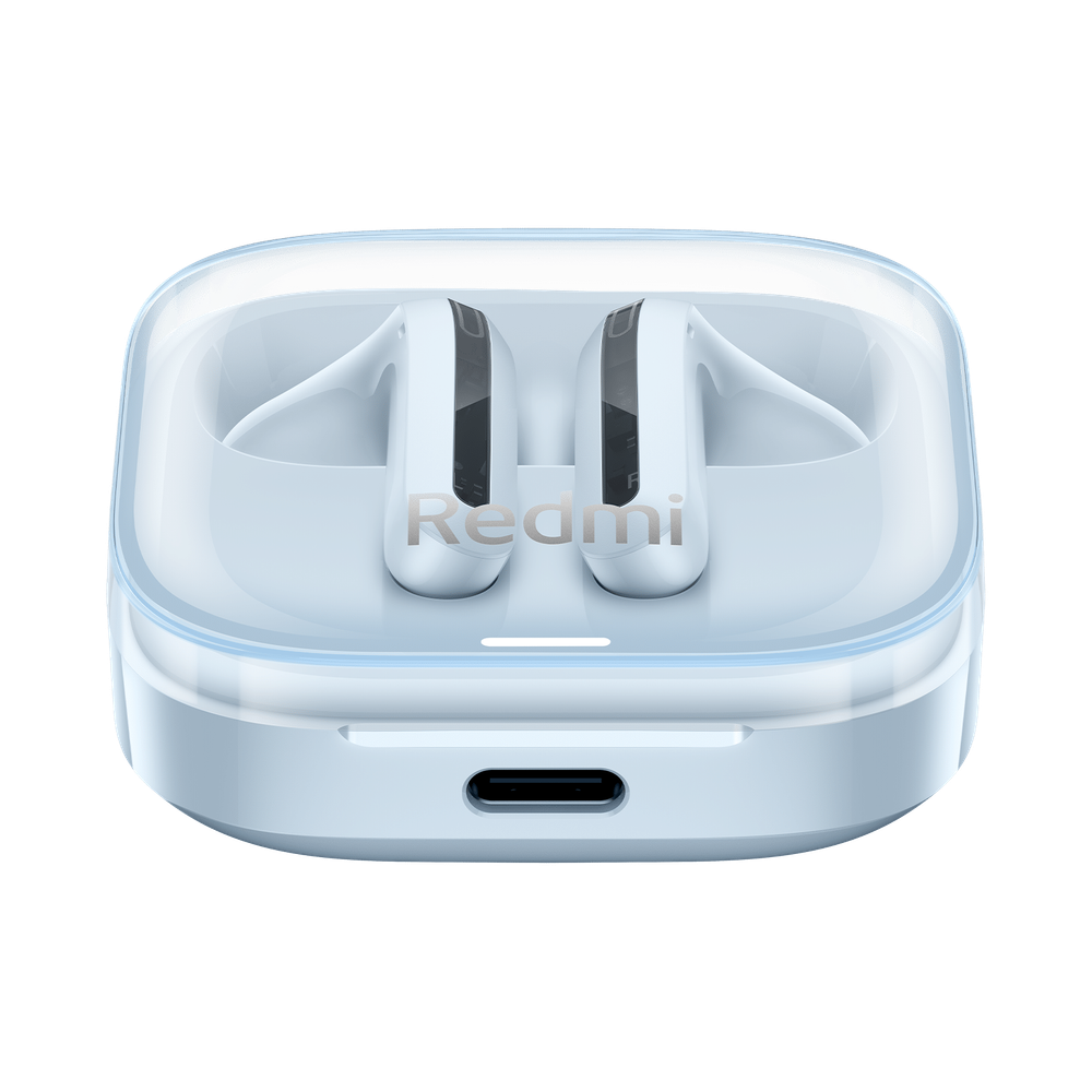 Беспроводные наушники Xiaomi Redmi Buds 6 Active Transparent blue M2344E1 (BHR8394GL)