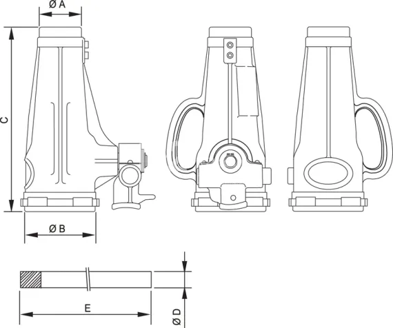 Домкрат механический Holmatro JJ 3535