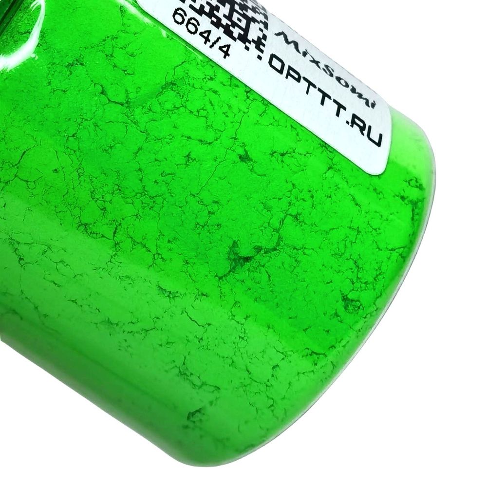 НЕОНОВЫЙ ФЛУОРЕСЦЕНТНЫЙ ПИГМЕНТ 664/4 PLASTIC - ЗЕЛЁНЫЙ - розница / опт