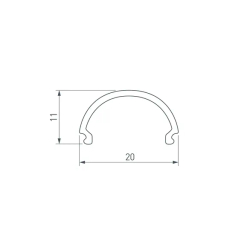 Экран SL-LINE-2011-2500 Round OPAL (Arlight, -) 020488