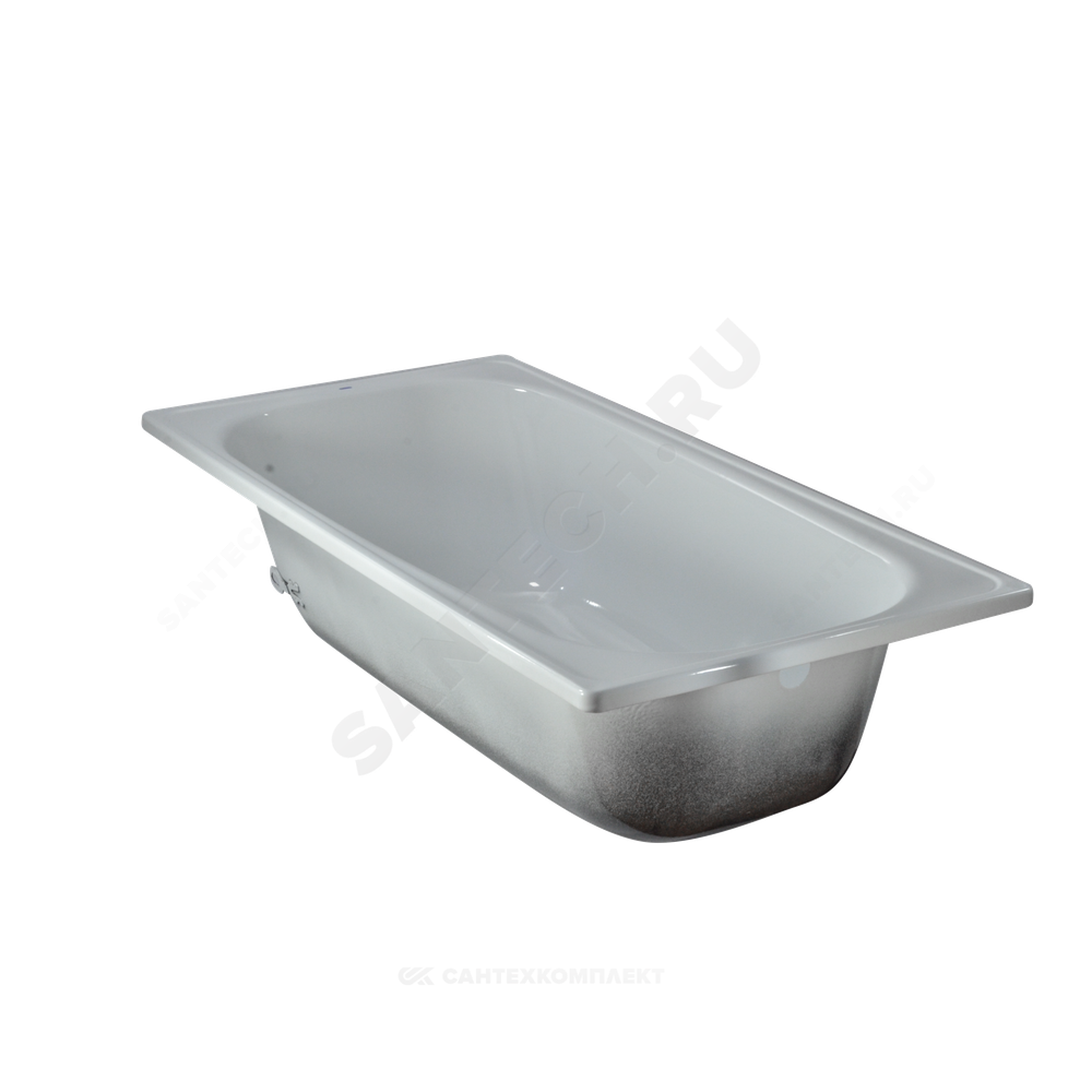 Ванна стальная Classic 150х75см в/к ножки White Wave (Караганда)