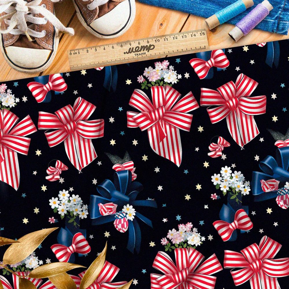 Ткань премиум флис мелодичные ветры