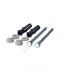 Крепление унитаза к полу D6x90 с шестигранной головкой, колпачки белые Б-90 Филд-А .