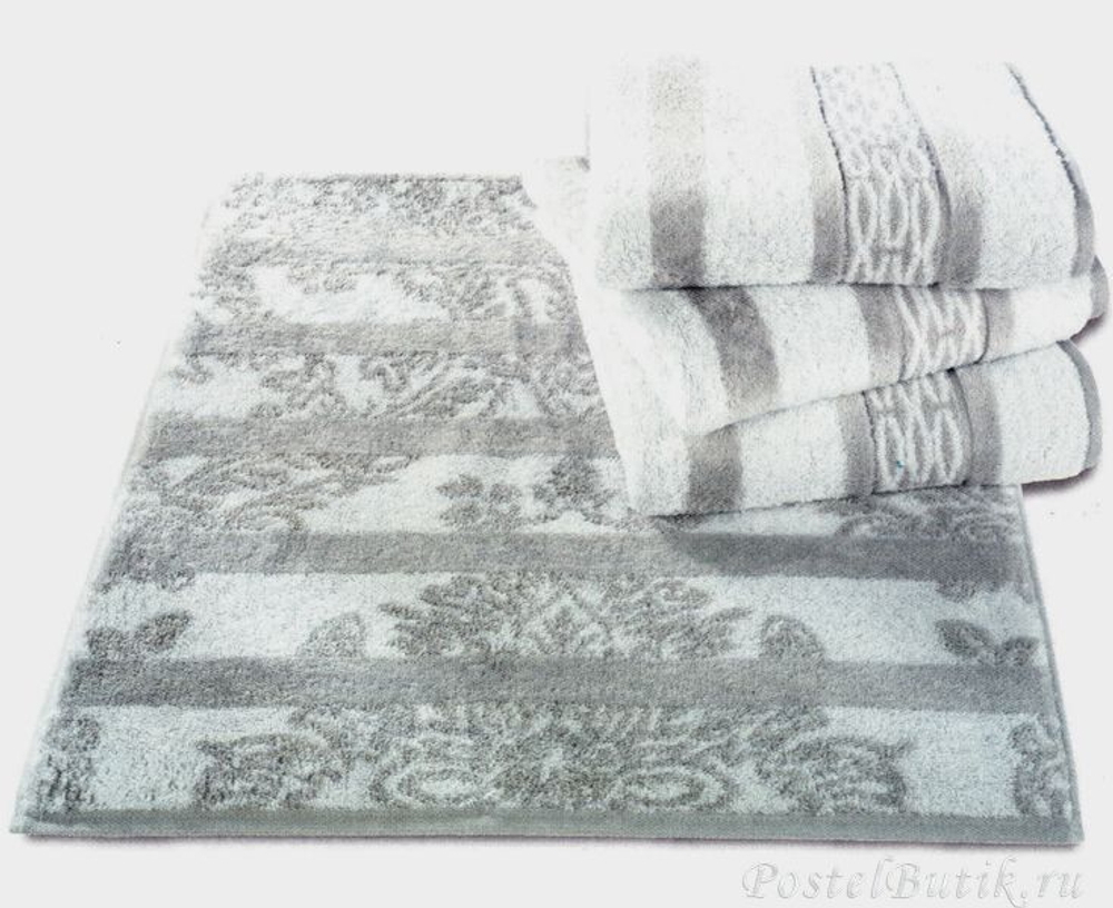 Полотенце 80х150 Cawo Noblesse 1024 Jacquard серебро