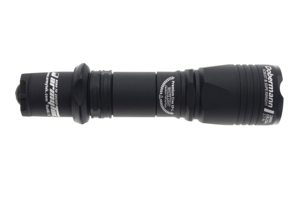 Фонарь Armytek Dobermann XP-E2 (Green) 270 лмн зелёный свет