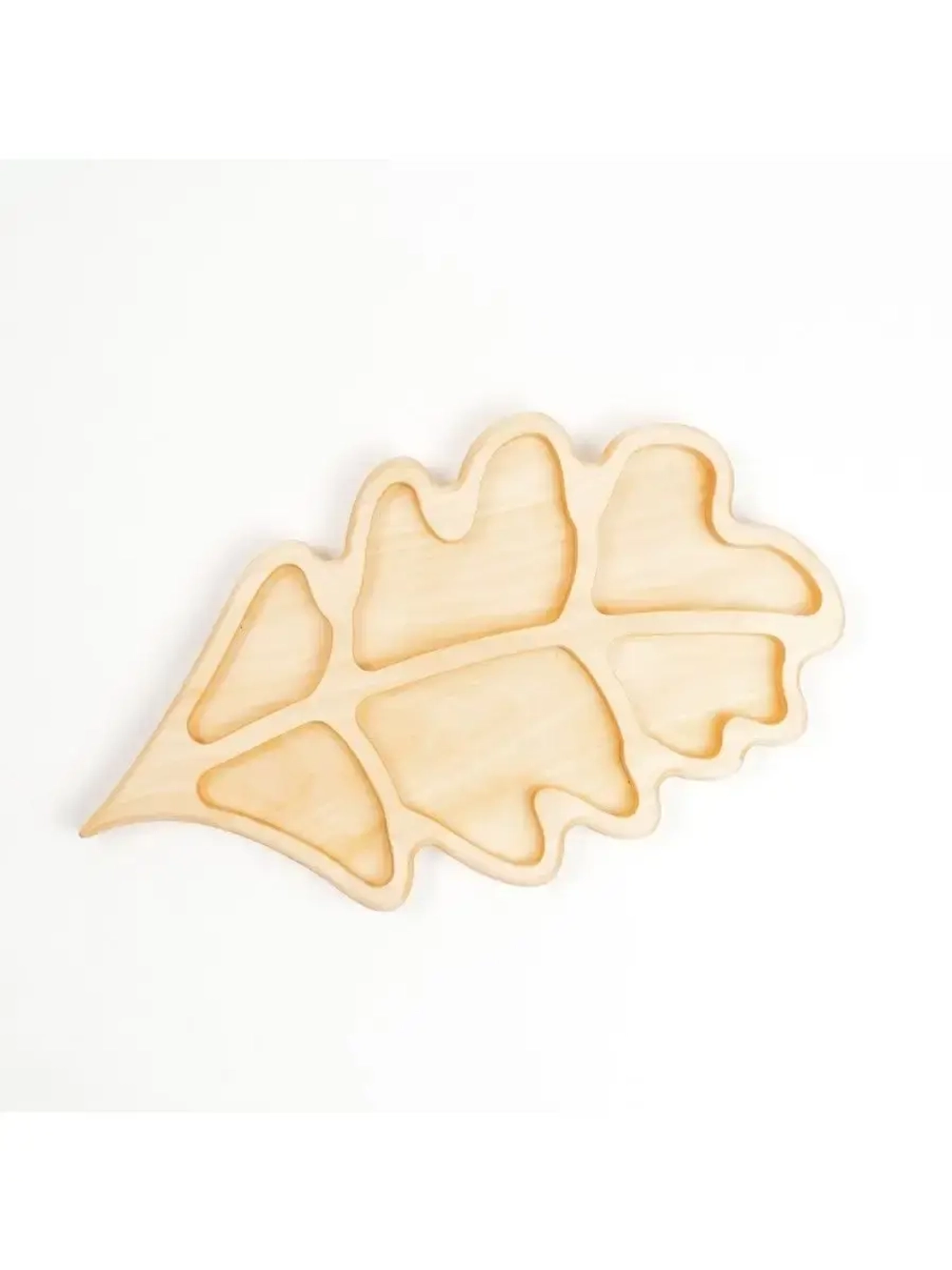 Менажница "Дубовый лист" из кедра