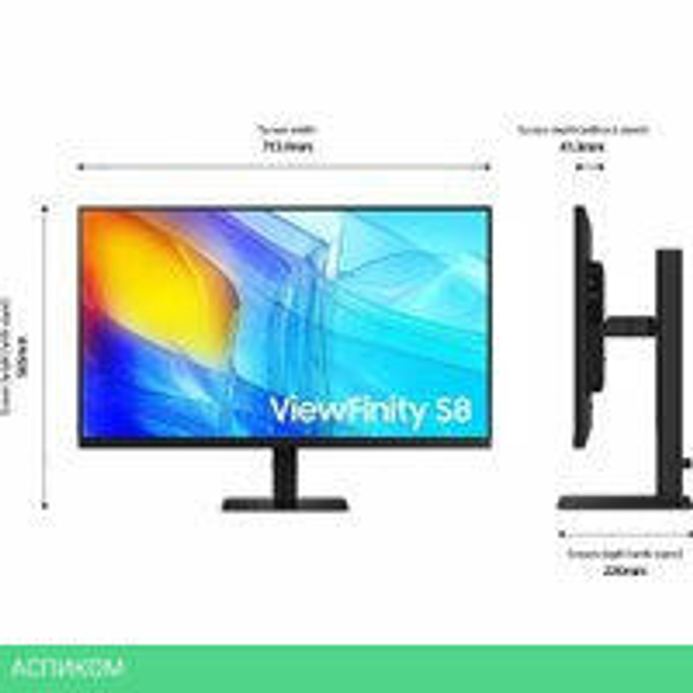 Монитор Samsung ViewFinity S8 LS32D800EAUXEN