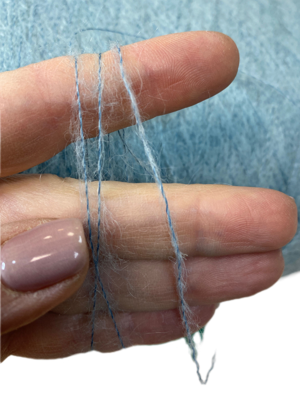 Пряжа на бобине 190г (Италия) 35% мохер 35% альпака 30% п/а 100г-1000м