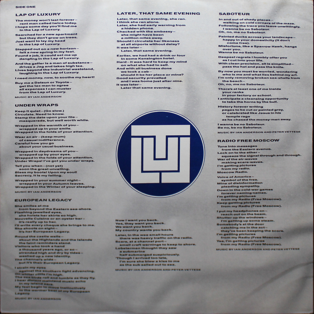 Jethro Tull / Under Wraps (LP)