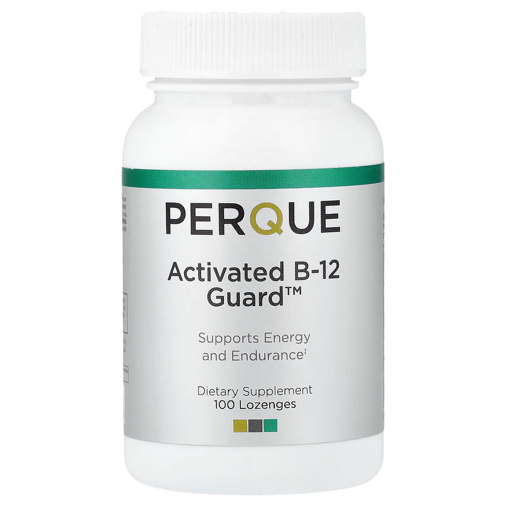 PERQUE, Activated B-12 Guard™, 100 пастилок