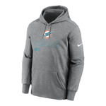 Толстовка Nike Therma NFL Miami Dolphins Grey Sweatshirt