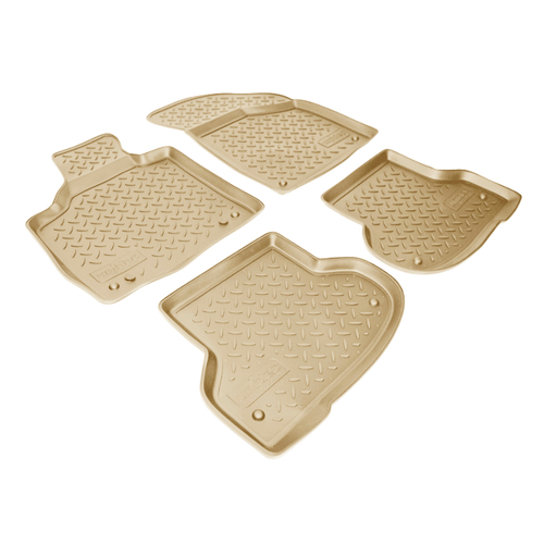 Ковры в салон Norplast/Unidec для Audi A3 в кузове 8P1 (2007-2012), Бежевый, арт.NPL-Po-05-01-B