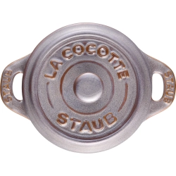 STAUB Мини-кокотница 200мл 10см серый