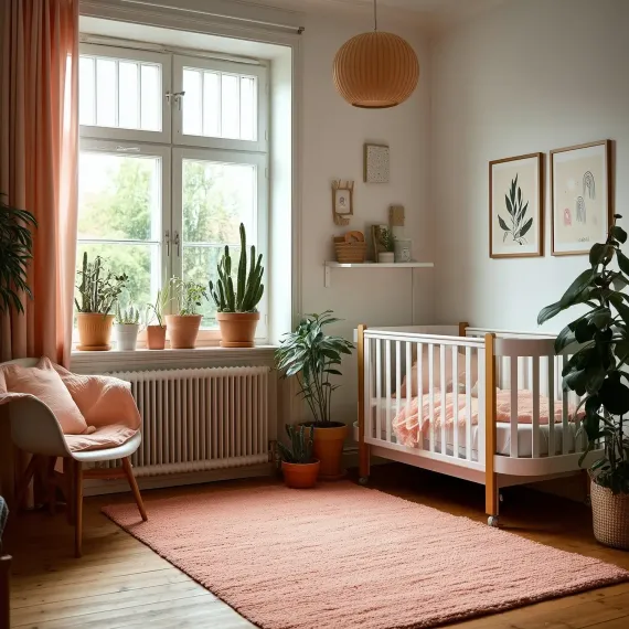 Детская кроватка с продольным маятником Гандылян Молли Белая