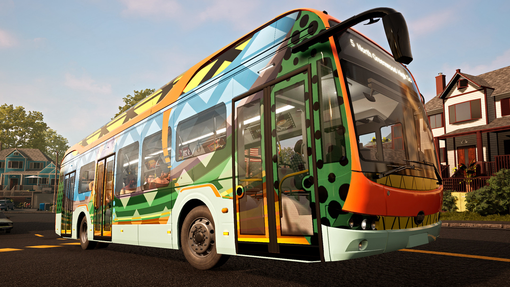 Bus Simulator 21 - USA Skin Pack (Версия для СНГ [ Кроме РФ и РБ ]) (для ПК, цифровой код доступа)