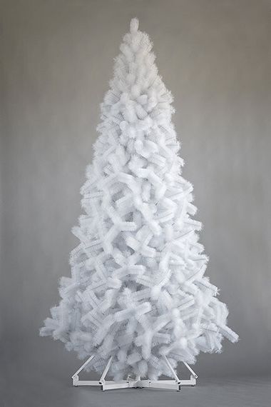 Искусственная ель Виктория Люкс белая, 5.5м., ПВХ, уличная, ПромЕлка (VK550WLX)