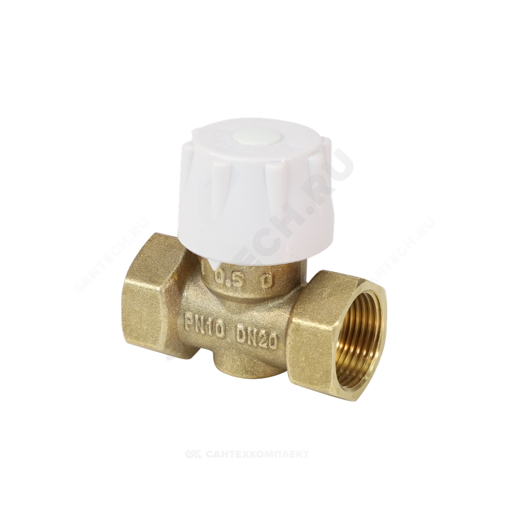 Кран двойной регулировки Ду 20 Ру10 аналог КРДП 1060 Aquasfera 1060-02
