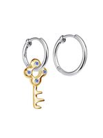 Подвеска Ключик на шнурке, позолота