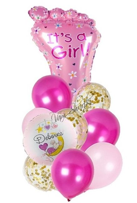 Букет "Розовая ножка"