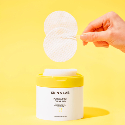 SKIN&LAB  Очищающие диски для лица с янтарной кислотой - Porebarrier Clear Pad,70шт