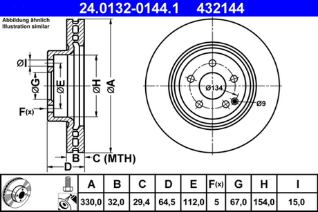 ATE - 24013201441-ATE - Brake Disc