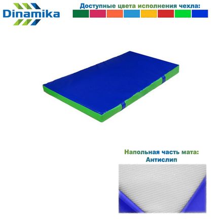 Мат гимнастический 1000х500х50 винилискожа-антислип (ппу)